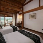 Deluxe twin room of Mai Chau Hideaway Lake Resort