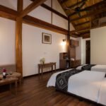 Deluxe twin room of Mai Chau Hideaway Lake Resort