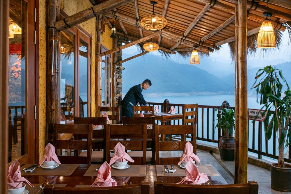 Restaurant (2)-mau Bamboo Restaurant Mai Chau Hideaway Lake Resort