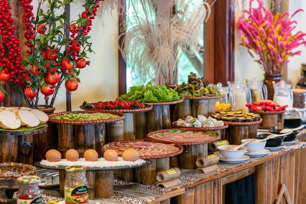 Restaurant (5) Bamboo Restaurant Mai Chau Hideaway Lake Resort